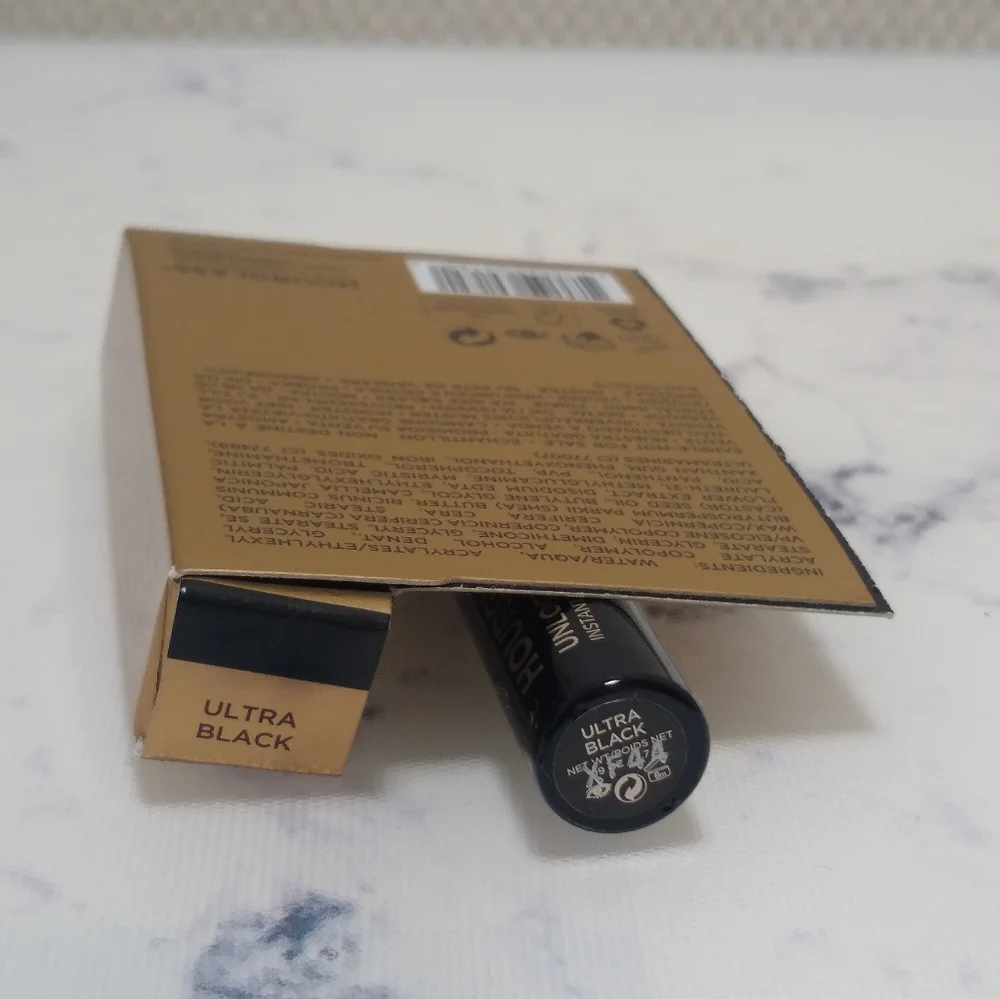Hourglass Unlocked Instant Extensions Mascara Ultra Black Mini Size .09 Oz